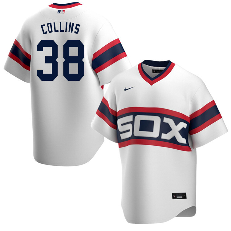 Nike Men #38 Zack Collins Chicago White Sox Baseball Jerseys Sale-White